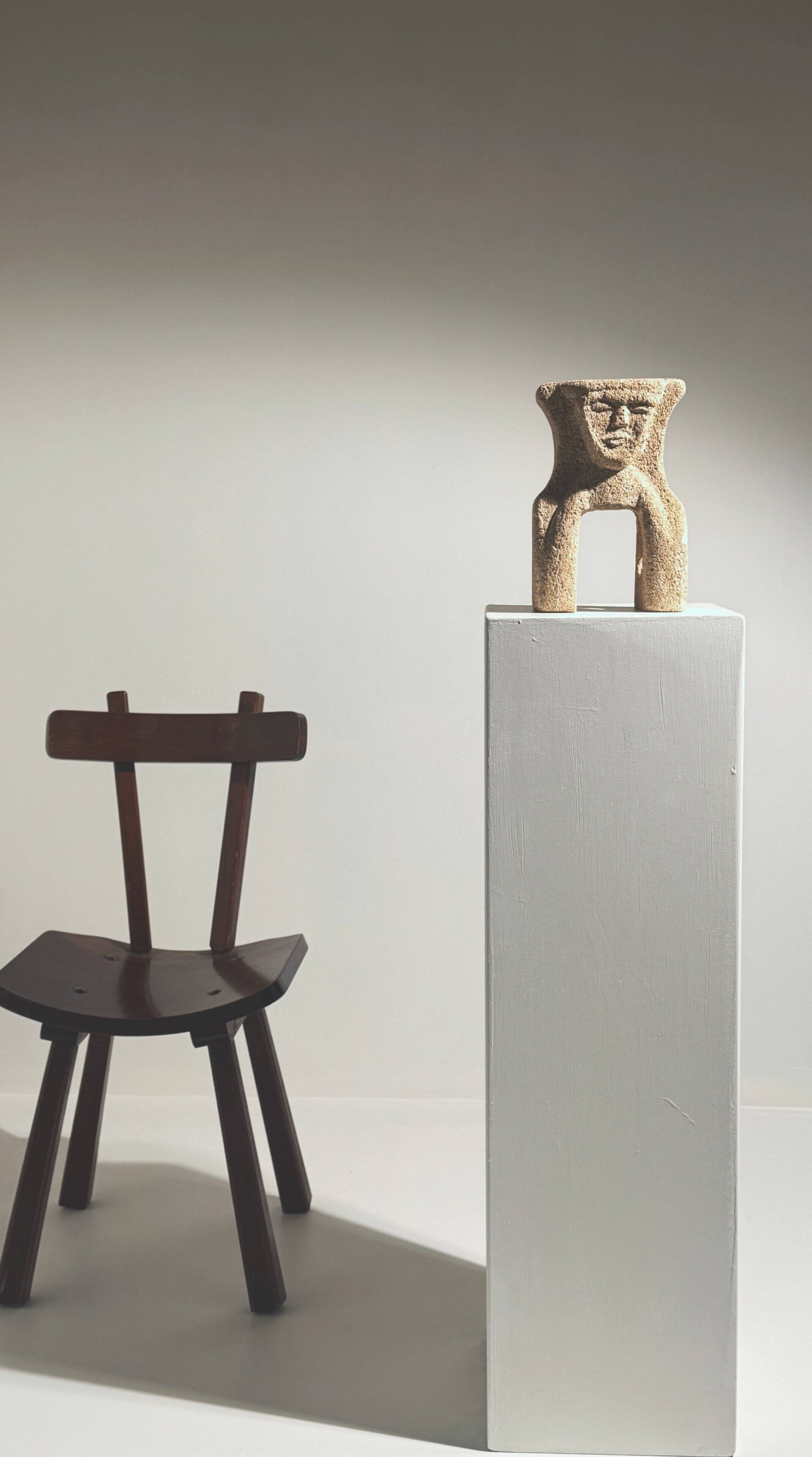 Anthropomorphic totem attributed to Albert Tormos, 1970