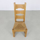 4x Dining Chair Brutalist, 1970s