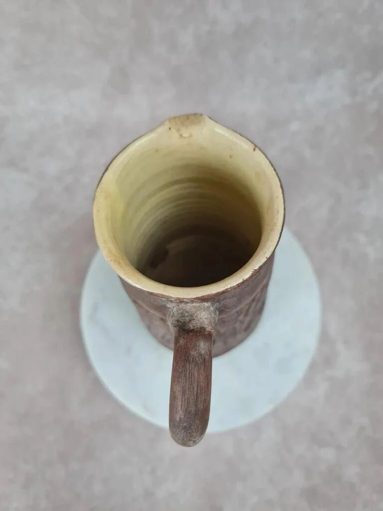 Antique glazed terracotta pitcher – Italy