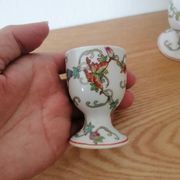 6 coquetiers chinois peint à la main