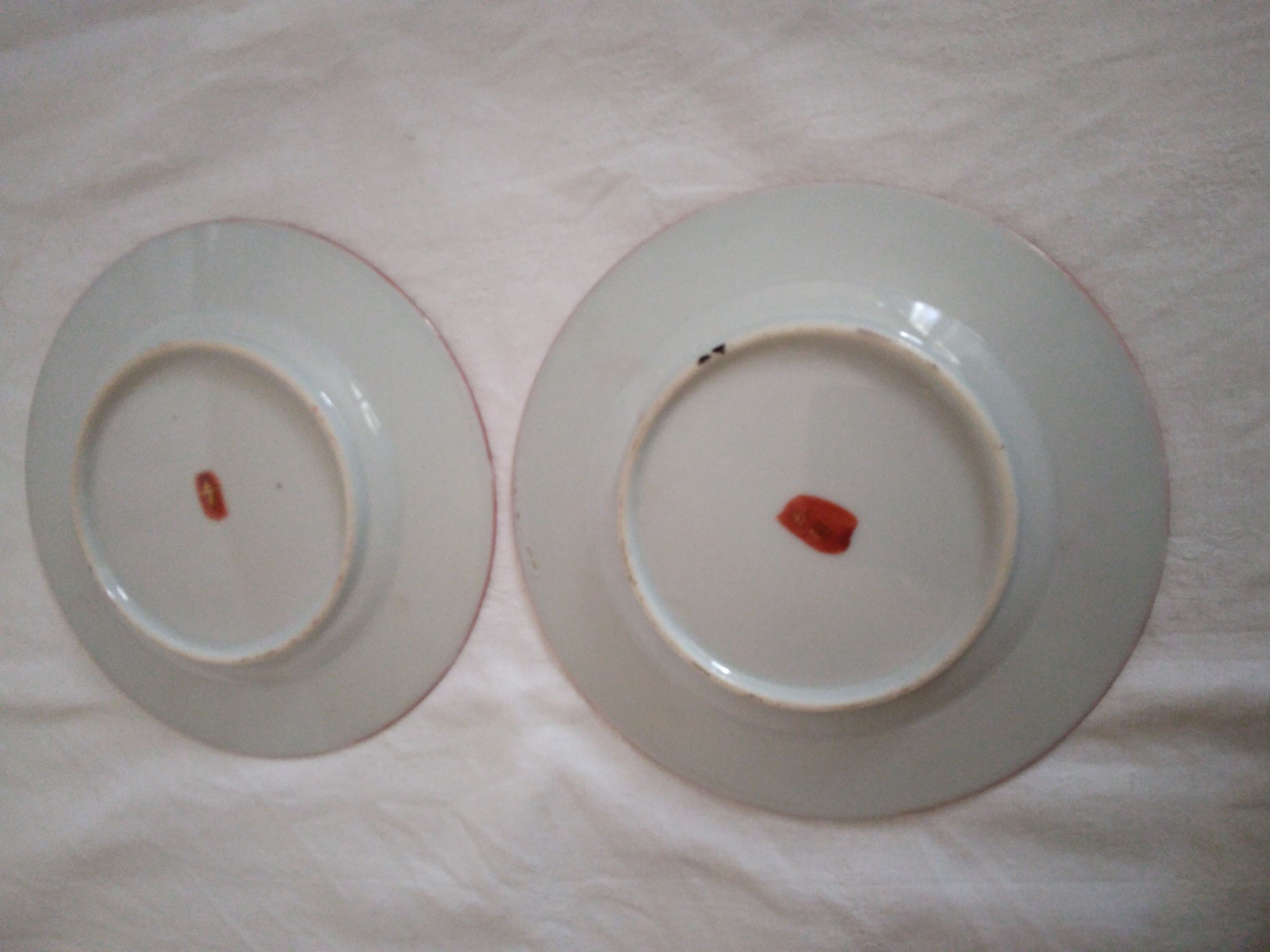 7 porcelain plates 15.5 cm