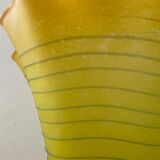 Vintage glass paste lamp with handkerchief neck