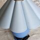 Lampe de chevet vintage bleue style coastal