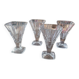 4 Italian dessert bowls. Vintage 1970-80