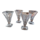4 Italian dessert bowls. Vintage 1970-80