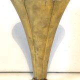 Brass vase with foot
