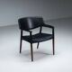 Mid-century armchair designed by Ejnar Larsen & Aksel Bender Madsen for Wil