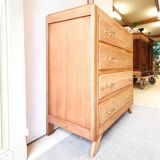Commode pieds compas en chêne