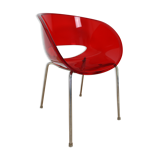 Sintesi Eye red plexiglass chair