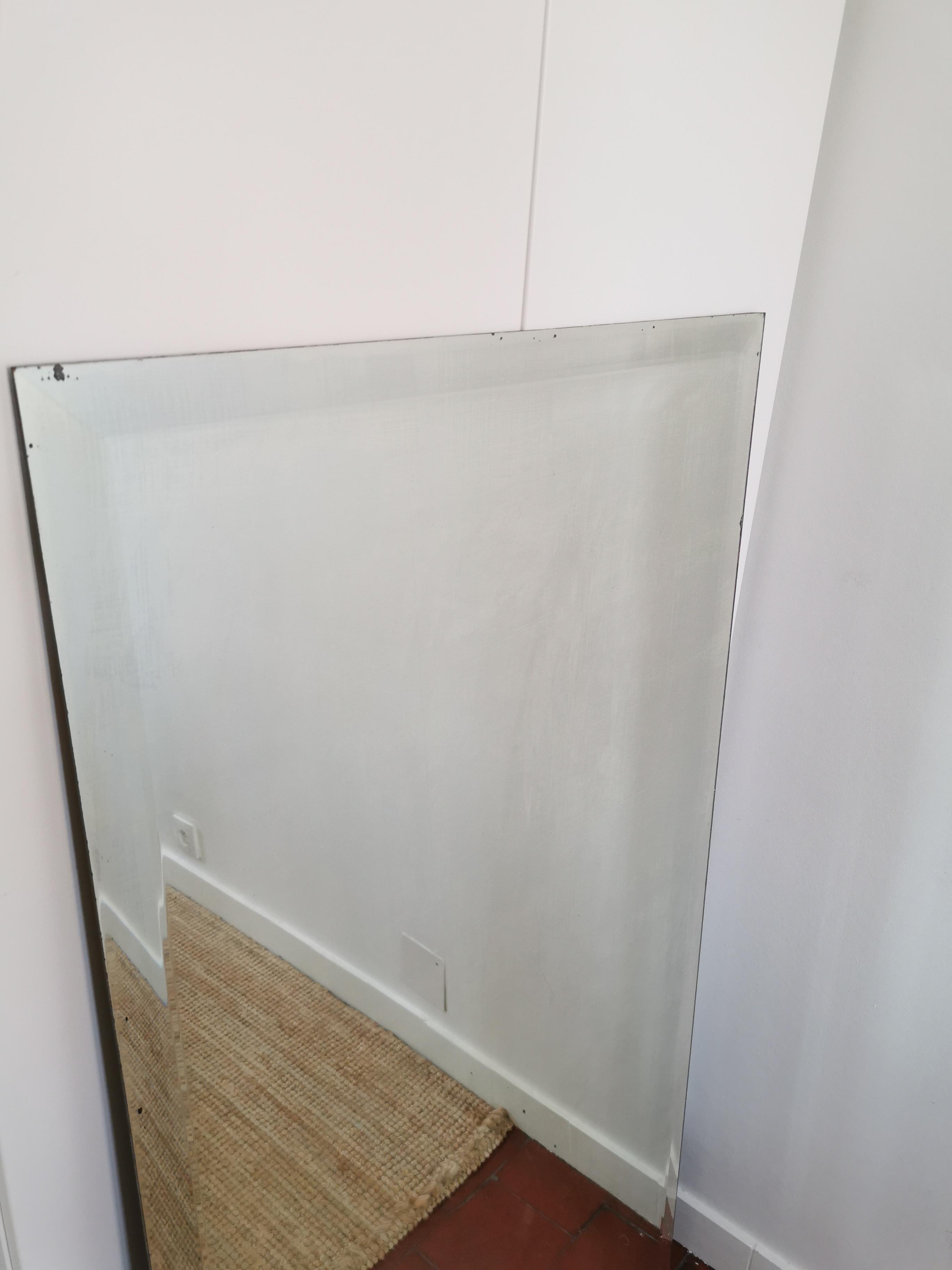 Art Deco beveled mirror