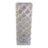 Molded glass vase cross 1940