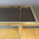 Chrome and gilded console by Romeo Riga around 1970