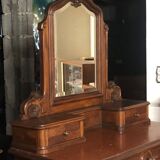 Dressing table chest of drawers with stylish marble top