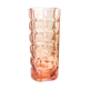 Art Deco geometric pink vase