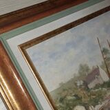 Huile sur toile