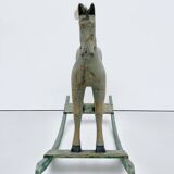 Antique Victorian Swedish Toy Horse /Hand Crafted/ Wooden /Folk Art /Decorative