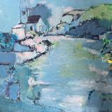 Painting: Oil on canvas - contemporary landscape