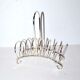 Vintage toast holder in silver metal BMF West Germany