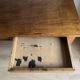 Solid wood desk