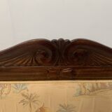 Empire style bench in mahogany and veneer, 19th century