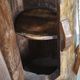 1960s French Brutalist Sculptural Solid Elm Wood Tree Trunk Cabinet