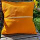 Yellow Peruvian cushion cover