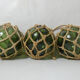 3 boules de verre flotteurs pour jardin aquatique vintage