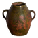 Ancient pot with two handles in glazed ceramic – Central Europe, around 1920