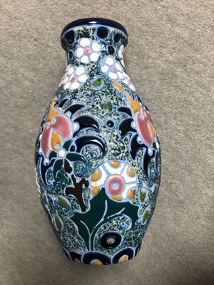Vase art déco tchécoslovaque