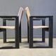 Set of 6 vintage dining chairs attributed to Tobia Scarpa, 1970s