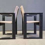Set of 6 vintage dining chairs attributed to Tobia Scarpa, 1970s