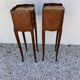 Pair of bedsides Louis XV in marquetry