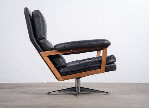 Swivel Armchair attributed to André Vandenbeuck for Strässle, 1960s