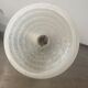 Porcelain wall lamp and vintage Clichy glass