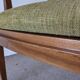 4 walnut bridges armchairs