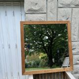 Grand miroir entourage en bois