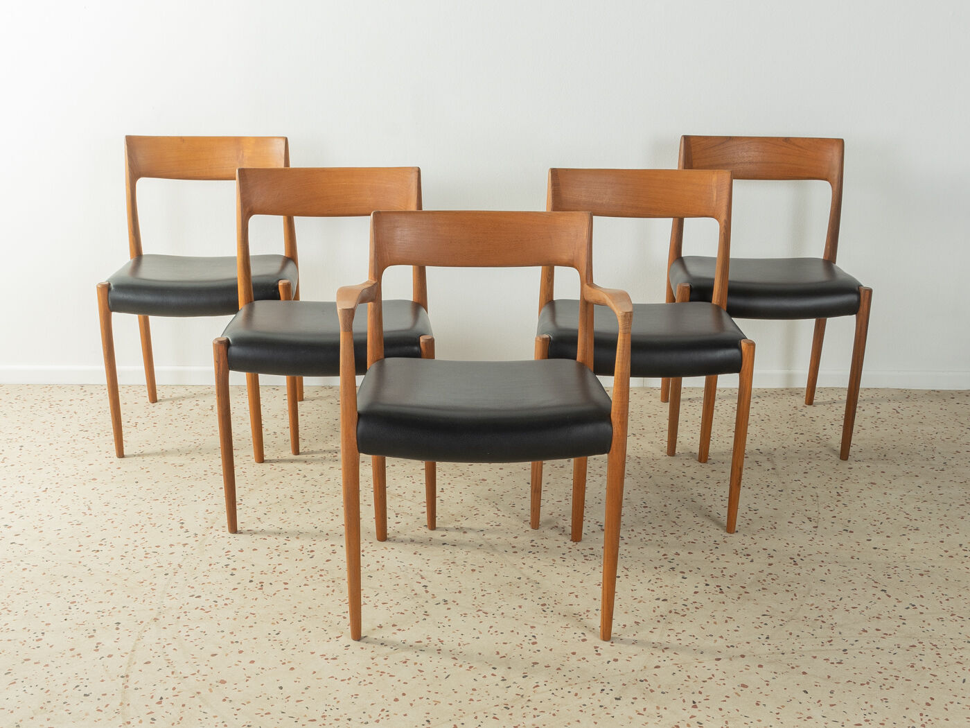 1950s Dining chairs, Nils O. Møller