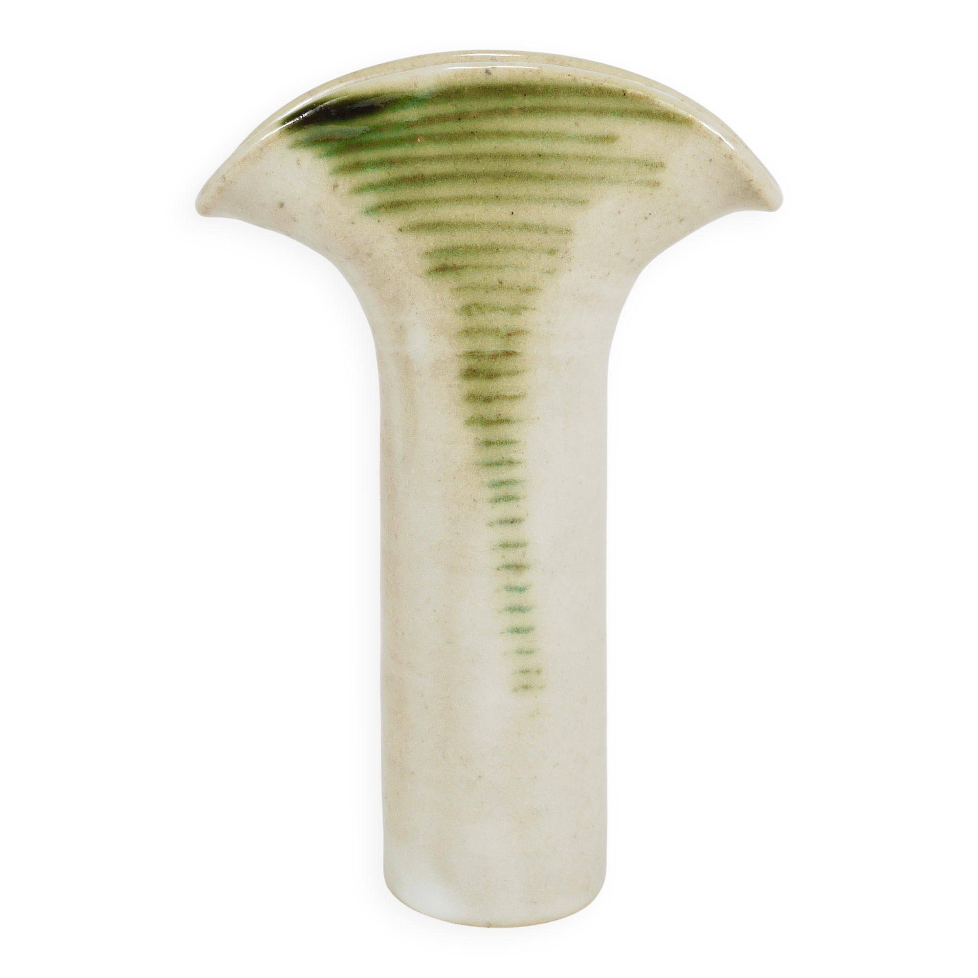 Piet Knepper 3 studio vases in ceramic by Mobach, Netherlands, 1970s