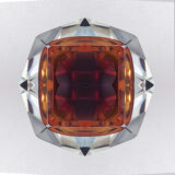 1960s Gorgeous Brown Ashtray or Catchall by Flavio Poli for Seguso. Made in Italy