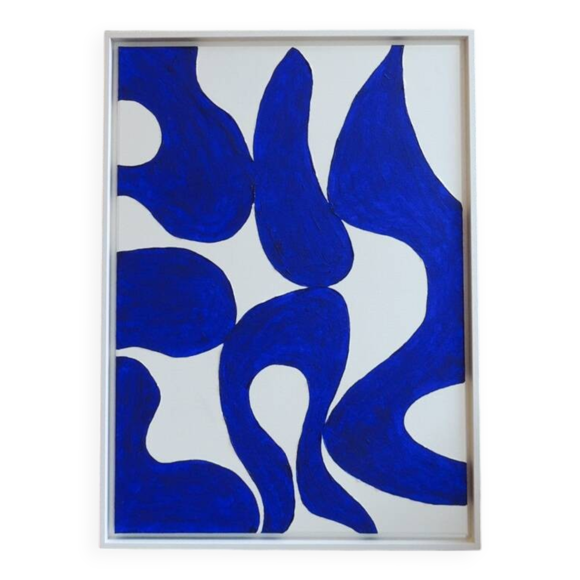 Majorelle blue painting