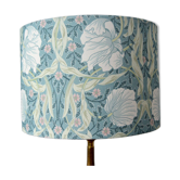 Abat-jour oiseau et fleurs, style William Morris