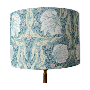 Abat-jour oiseau et fleurs, style William Morris