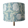 Bird and flower lampshade, William Morris style.