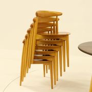 Service de table Heart, conçu par Hans Wegner pour Fitz Hansen, Danemark, années 1960
