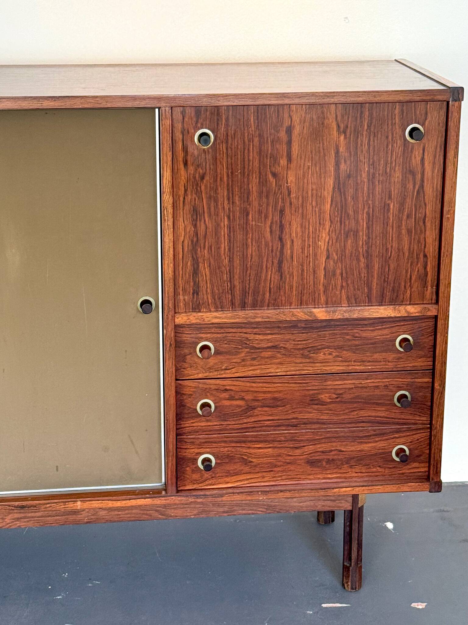 George Coslin, Italian wood Sideboard from 50s.