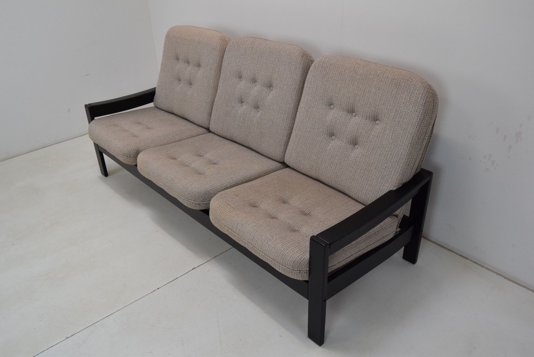 Three seater sofa/leda lux,1980's.