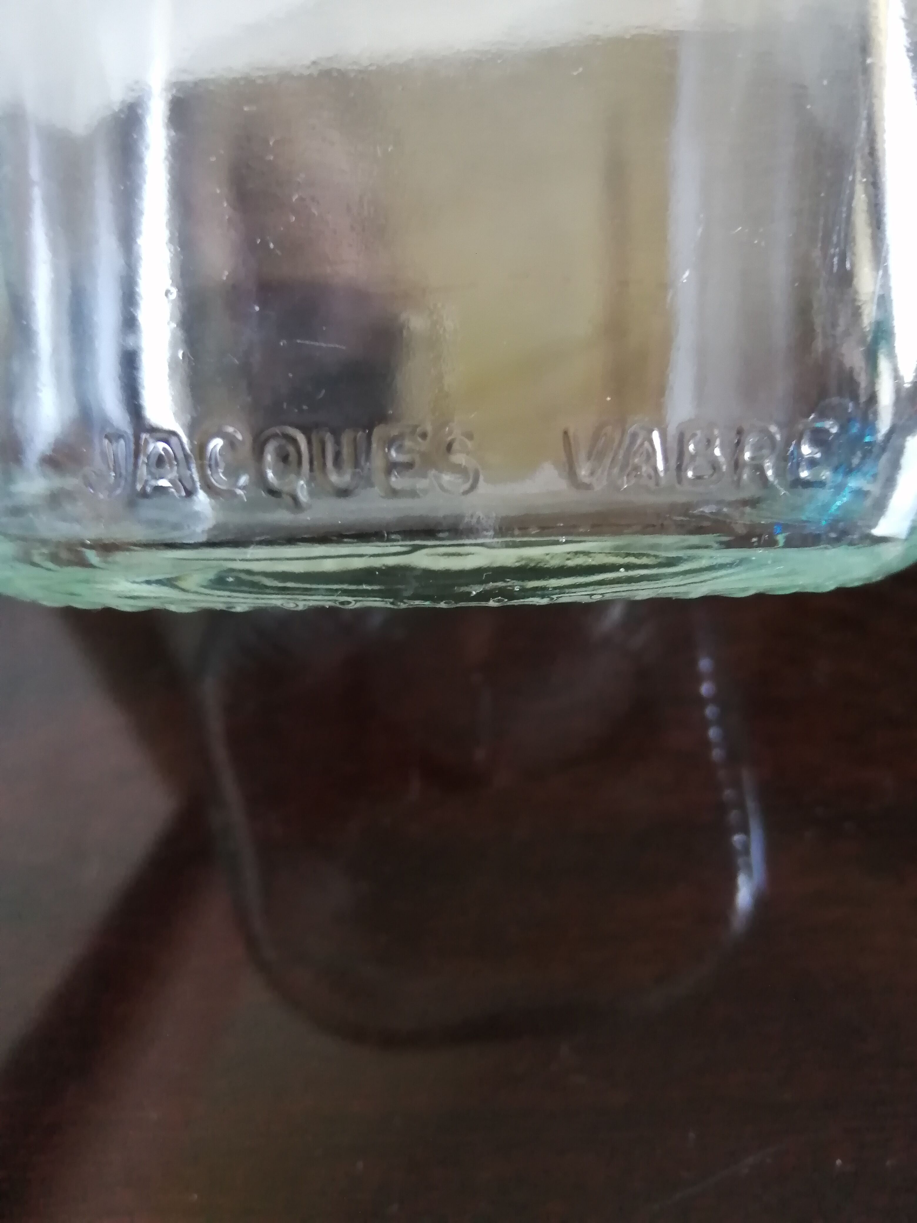 Apothecary style glass jar