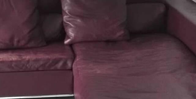 Canapé d’angle en cuir