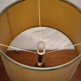 Large vintage leather desk lamp Le Tanneur