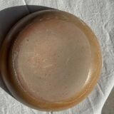 11 assiettes creuses artisanales vintage en grès mat